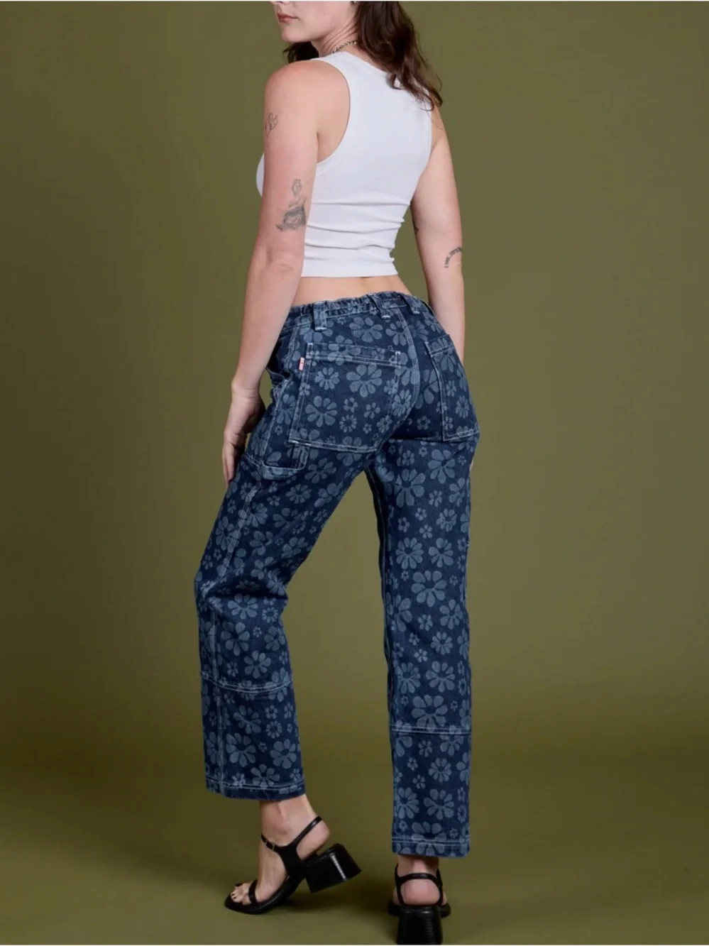 Big Bud Press MID-RISE CARPENTER JEANS LAZY DAISY - Picture 3 of 8